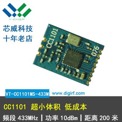 VT-CC1101MS-433Сߴ433mhzշһģcc1101nrf905