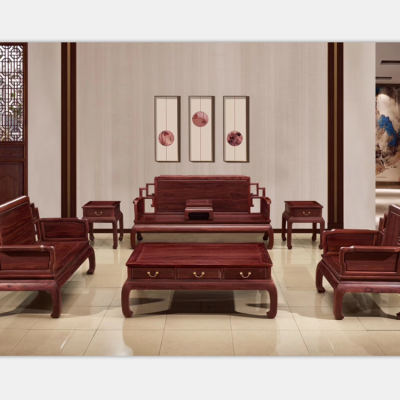 正统明式手艺红酸枝雅宋沙发11件套品质值传承百年