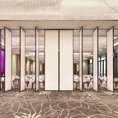 楼宴会厅餐厅活动隔断墙办公室会议室移动屏风展厅移动推拉折叠门