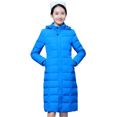 护士马甲羽绒服毛衣护士鞋男女款多色导诊棉衣定印logo女款羽绒服