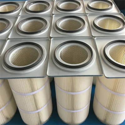 工业除尘滤筒方盘法兰除尘滤芯 易清洗防油防水 覆膜***-福顺康