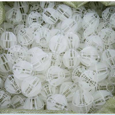 山东塑料鲍尔环_塑料多面空心球用途 50PP空心球填料 恒冷