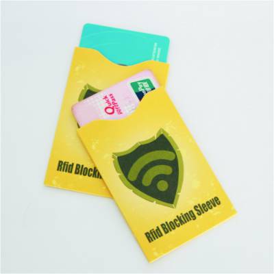 防消磁银行卡套NFC防盗屏蔽证件套防rfid扫描身份证铝箔卡套定制