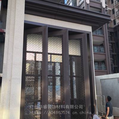 不锈钢花格 金属浮雕隔断屏风加工 华睿装饰金属屏风隔断加工厂