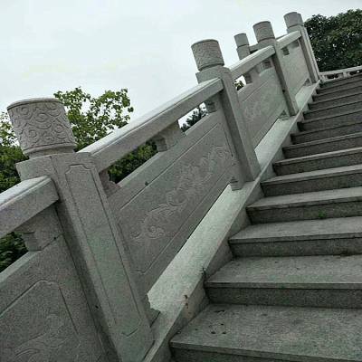 唐山路南陵园公墓石头护栏墓地石头栏杆