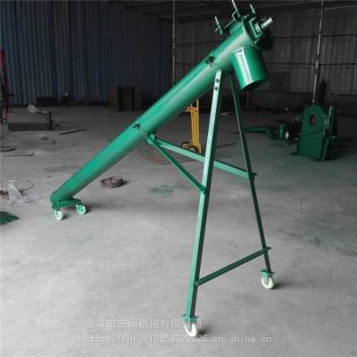 禽畜粪便清理吸粪机 下水道粪池密封抽粪机 螺旋铁粉上料机