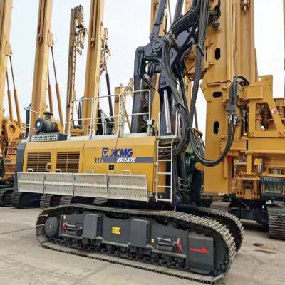 二手240E旋挖钻机 2019年出厂的徐工旋挖机 打桩设备在江浙沪附近