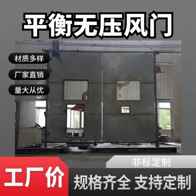 矿用无压风门ZMK127 全自动双向对开不锈钢门 电控气动控制装置