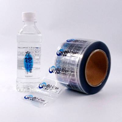矿泉水瓶标签贴珠光膜不干胶标贴双面印饮用水标签定制