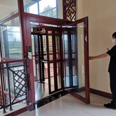 家用复式别墅电梯BS33静音曳引式钢带升降梯三四层阁楼简易升降机