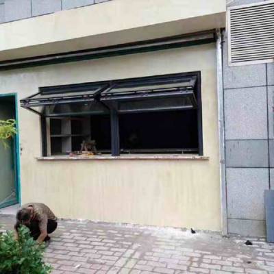 电动上下推拉窗金房顶铝合金上拉窗