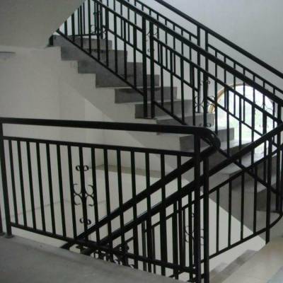 广西明华锌钢楼梯扶手 组装式楼梯栏杆 消防楼梯护栏 施工简单颜色多样