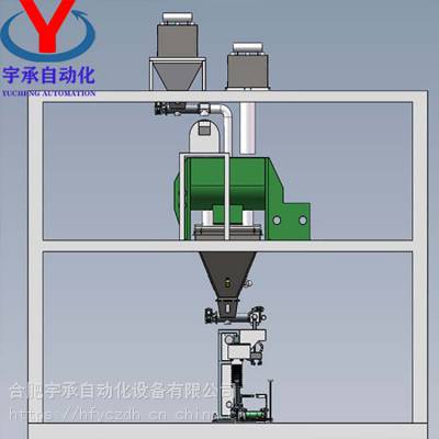 山西粉状冲施肥生产设备 粉剂水溶肥冲施肥袋装生产线设备