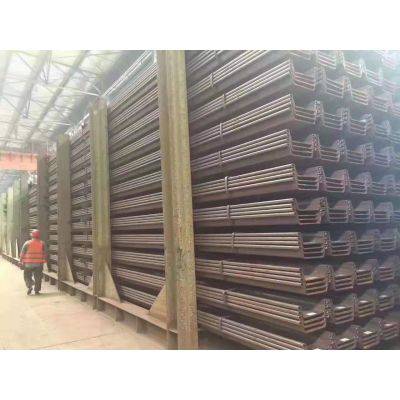 中国山东莱钢紫竹津西钢板桩现货批发销售3号4号6米9米12米15米