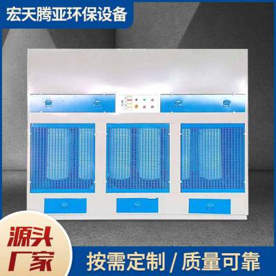 鸿鑫-A型 家具粉尘过滤打磨房 干式脉冲滤芯打磨柜