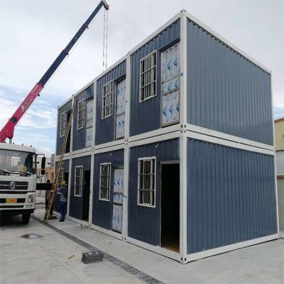 彩钢瓦楞板箱房 万隆 工地轻钢集成房屋 防火组合板房 免费设计可安装