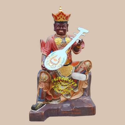 二十四诸天神像厂家四位天神雕像四大金刚佛像高清图片