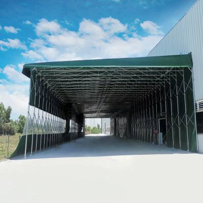 工厂生产 仓库存储棚 推拉篷 大型伸缩活动雨棚 全国直销