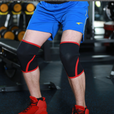 冬季护膝海绵深蹲健美力量训练运动护膝健身运动护具生产跨境定制