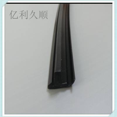 供应三元乙丙软硬复合发泡橡胶密封条EPDM卡槽式减震缓冲门窗包边条厂家
