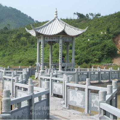 石材栏杆 河道安全石材护栏 大理石芝麻白石栏杆 桥栏杆