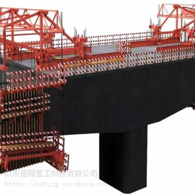 连续梁大桥挂篮模板 杆件加工租赁 大截面大跨度连续梁特殊桥形施工
