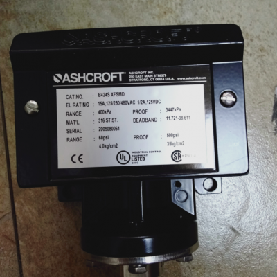 ƹӦ ASHCROFT ѹ B424S.XFS Bereich 0-400 kPa
