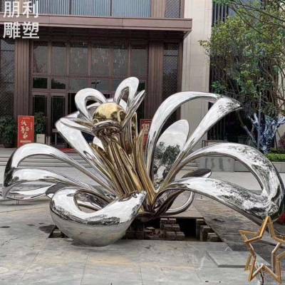 展示花蕾雕塑制造厂家 提供花型雕塑 城市园林花蕾雕塑