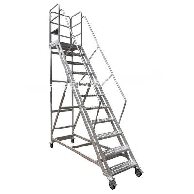 铝合金登高梯拆卸式登高爬梯可移动登高作业梯登高平台梯救援梯易佰