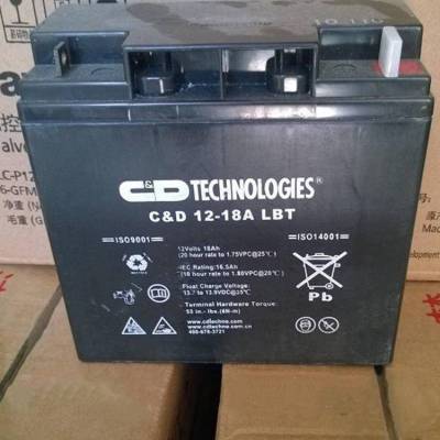 大力神蓄电池C&D12-18MLBT西恩迪12V18AH UPS/EPS直流屏