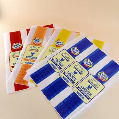 食品不干胶标签高清印刷防水防油彩色卷装产品包装商标贴纸