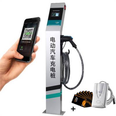 新能源汽车7KW智能充电桩 小区壁挂/立柱7KW交流充电桩生产厂家