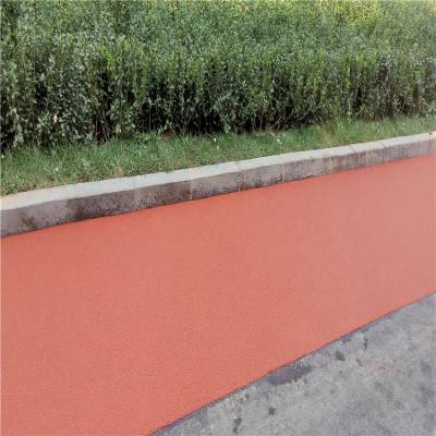 幼儿园防滑透水路面 小区透水塑胶跑道 游乐场防摔透水地面