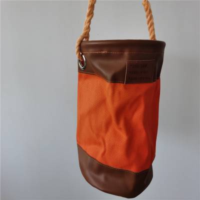 脚手架圆筒吊包斗上挂装工具袋as7462牛津布圆桶吊袋供应