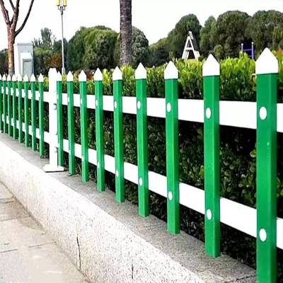 公园花坛隔离栏 塑钢PVC彩色护栏 草坪草地装饰围栏 瑞莱