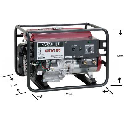原装日本泽藤本田汽油发电电焊机SHW190HB/HBS