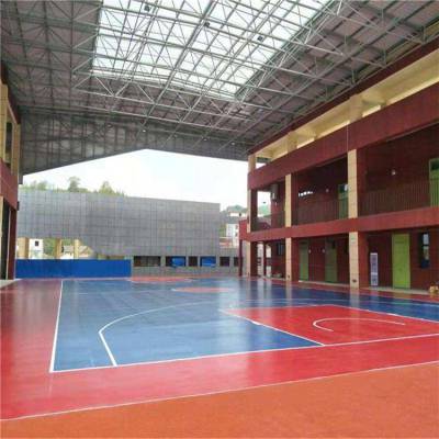 河北唐山乒乓球场地地胶 PVC运动地板 舞蹈房地胶