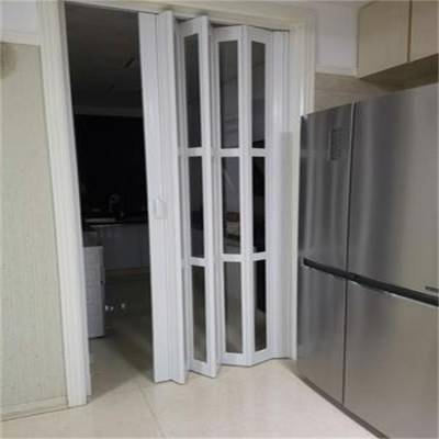 PVC折叠门 推拉室内隔断开放式厨房移门卫生间隐形玻璃阳台商铺门
