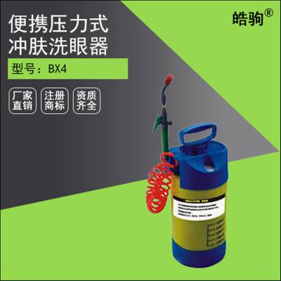 皓驹BX4洗眼器 便携式移动洗眼器 使用方便厂家直销无水源限制塑料洗眼器