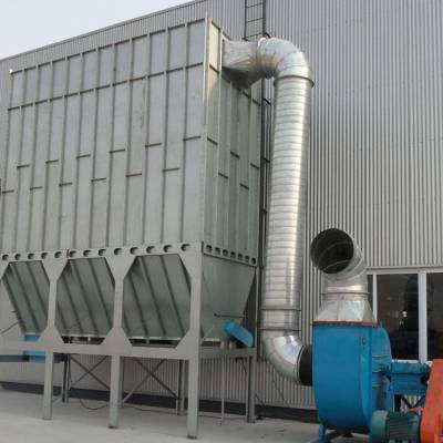 工业粉尘布袋收尘器中央除尘设备家具厂木工脉冲布袋除尘器