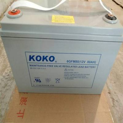 KOKO蓄电池6GFM200 可可免维护蓄电池12V200AH船舶/UPS直流屏配套