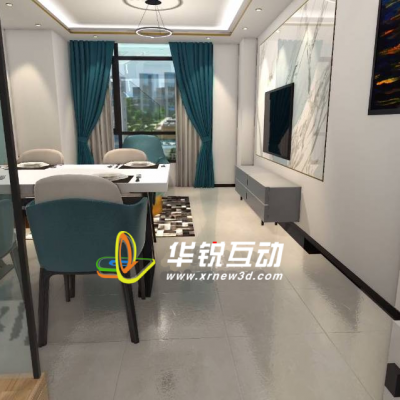 VR全景交互看房系统_vr全景软件定制_3D可视化展示开发公司_广州华锐互动