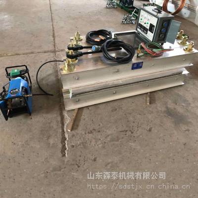 水冷却胶带硫化机 电动泵胶带硫化机价格 1200*830胶带硫化机厂家 森泰
