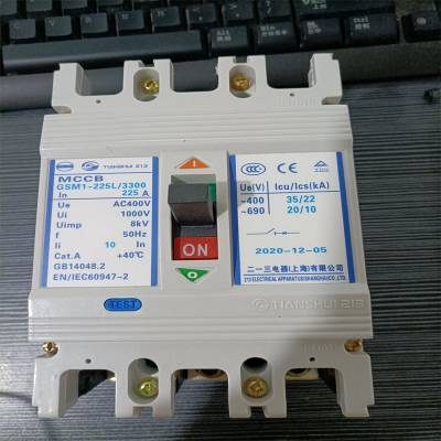 二一三 GSM1-225L/3300 22*** 200A 塑壳断路器 GSM1空气开关