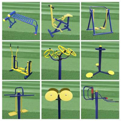 戶外健身路徑室外中老年健身器材新農村公園體育運動設備公共設施