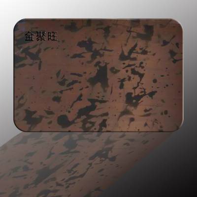 广州304拉丝古铜板 0.85拉丝哑光板 镜面不锈钢装饰板 304电梯门板定制