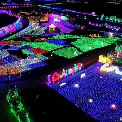 夜游灯光节租赁 LED灯光造型租聘 彩灯厂家 深受青客户喜爱