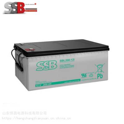 德国SSB铅酸蓄电池SBL250-12i 12V250AH EPS电池 直流屏配电柜电池