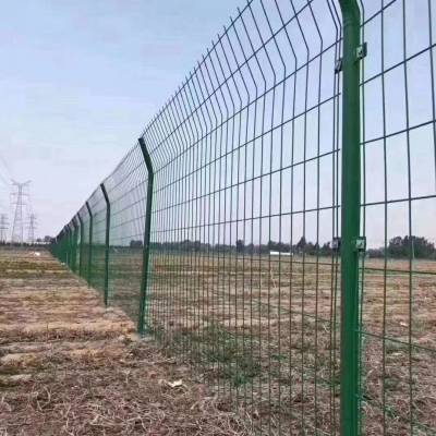 供应广东市政园林防护网临时圈地围网双边丝护栏网生产安装