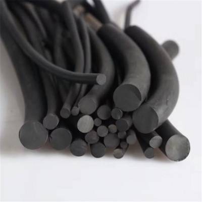 尚拓 黑色天然橡胶棒圆柱形实心橡胶圆棒软棒硫化橡胶柱
